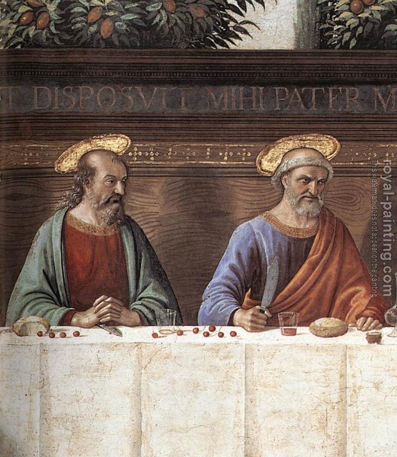 Domenico Ghirlandaio : Last Supper 3 detail